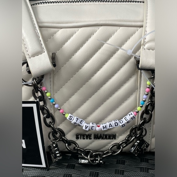 Steve Madden Bag, Steve Madden Shoulder Bag,Steve Madden white Bag. - Picture 6 of 16
